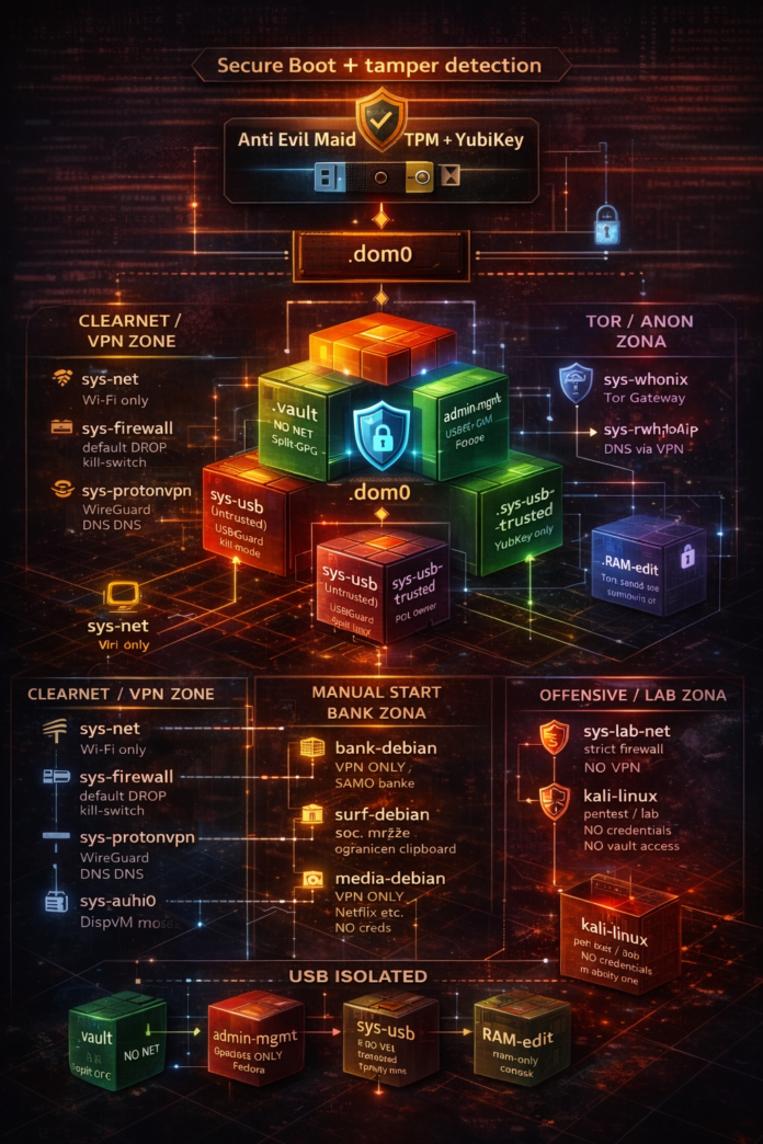 Qubes OS arhitektura